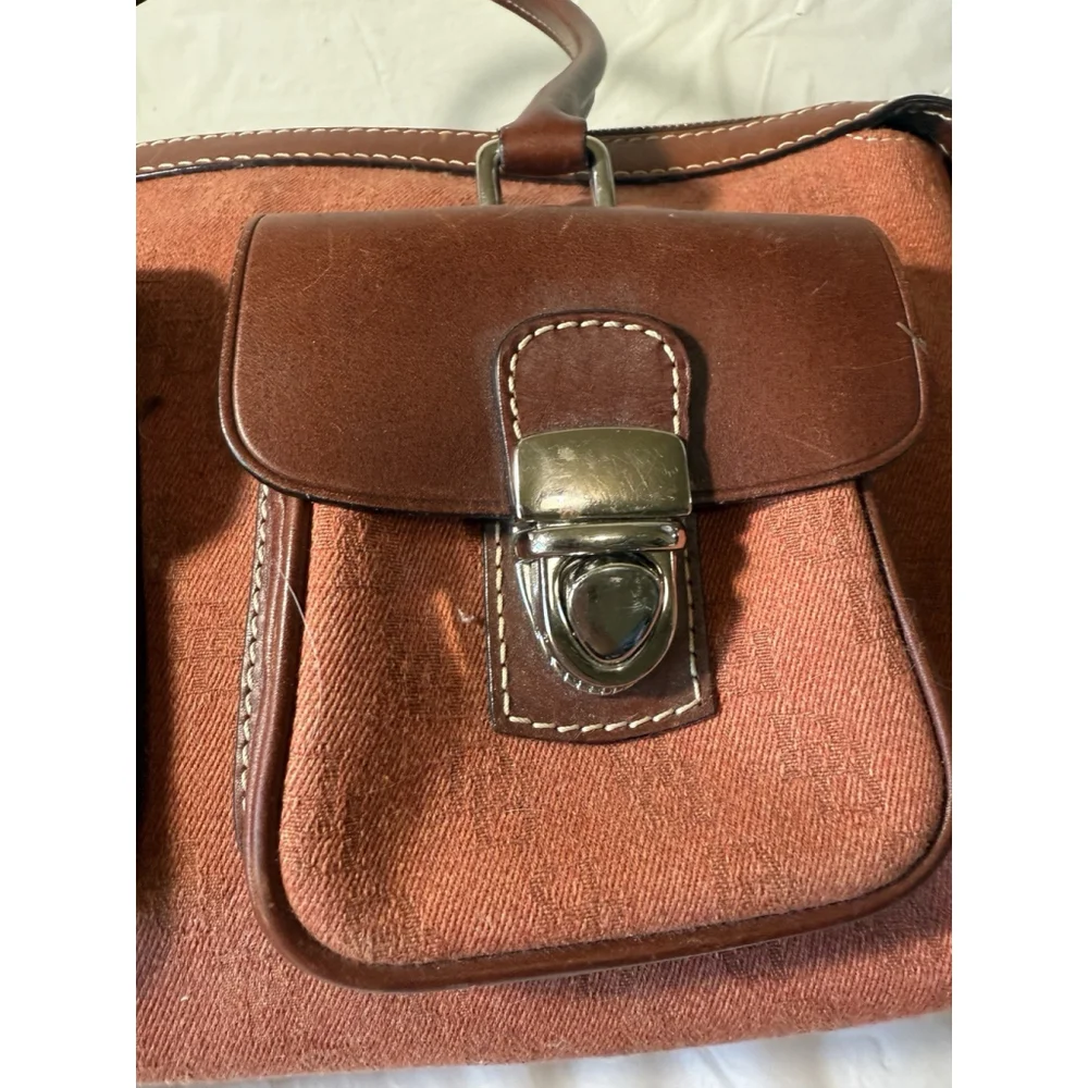 Dooney & Bourke Double Pocket Signature Satchel